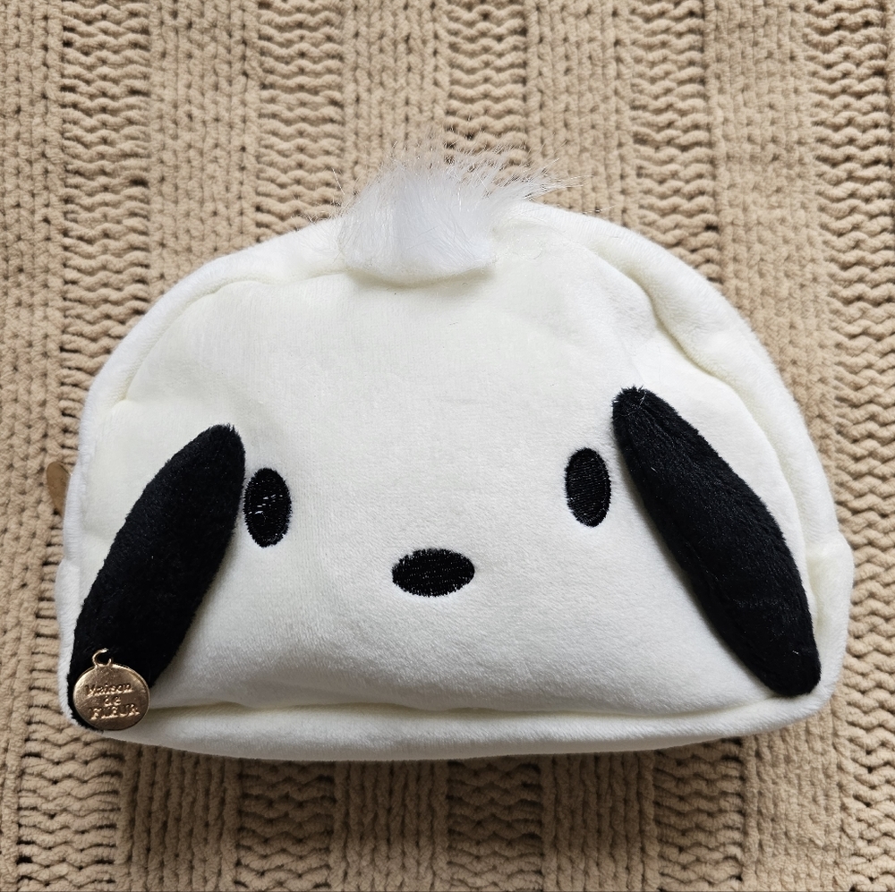 Sanrio Pochacco cosmetic/pencil plush bag